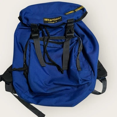 Karrimor Fellman 18 Backpack Vintage Rucksack Royal Blue 18x15x5 Daypack - Image 1 of 4