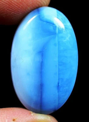 21 Ct 6X18X29 mm Diseñador Natural Azul Owyhee Ópalo Ovalado Cabujón Piedra p... - Imagen 1 de 4