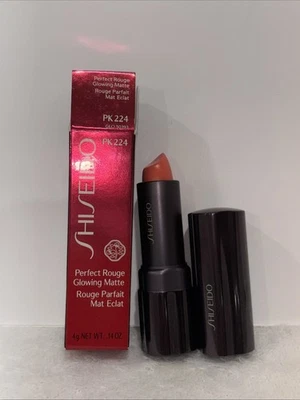 Lápiz labial Shiseido Perfect Rouge PK224 tamaño completo 4 g nuevo en caja Foto 1 de 3
