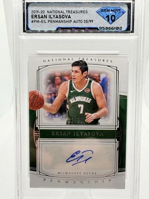 Panini National Treasures Penmanship Ersan Ilyasova 2019-20 #PM-EIL/99 (AU) Foto 1 de 2