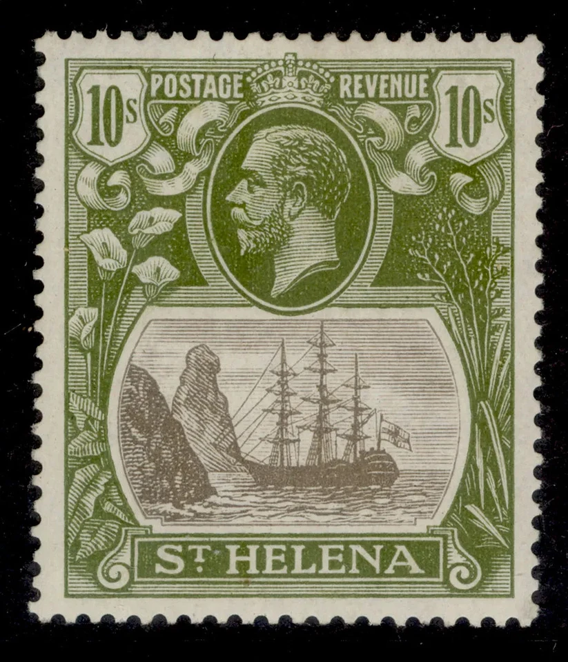 ST. HELENA GV SG112, 10s gris y verde oliva, LH COMO NUEVO. Cat 170€. Foto 1 de 1