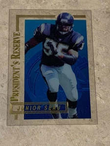 1996 Collectors Edge President Reserve Junior Seau Promo SKU#36741 - Picture 1 of 2