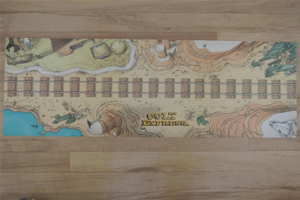 COLT EXPRESS - PLAYMAT Tri-fold Board Game Promo Expansion Asmodee - Image 1 of 1