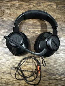 Auriculares con cable para juegos JBL Quantum 400 con micrófono Boom negros - Probados funcionan muy bien - Imagen 1 de 5