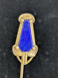 Vintage Lapis Gold Stick Krawattennadel gemarkt 14B - Bild 1 von 8
