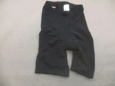 CANNONDALE Size L Women Black Stretch Inner Pad Elastic Waist Cycling Shorts 805 - Image 1 of 4