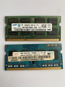 Lot of 2 – 8GB (2×4GB) DDR3 SO-DIMM Laptop RAM – Samsung + Hynix - Picture 1 of 2