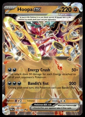 Pokemon TCG SV04: Paradox Rift #098/182 Hoopa ex NM - Image 1 of 2