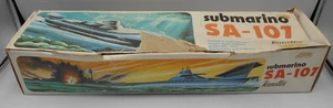 RANETTA BATTERY OPERATED SUBMARINO SA-107 ATOMIC SUBMARINE TESTED WORKING *READ* - Picture 1 of 23