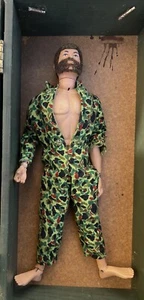 Vintage G.I. Joe With Flocked Brown Hair Wooden Military Box - Picture 1 of 15