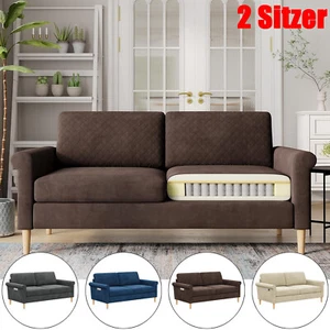 2 Sitzer Sofa Couch Modern Loveseat Settee Loungesofa Polstersofa mit Armlehnen - Bild 1 von 48