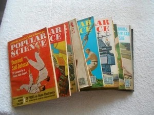 1962 POPULAR SCIENCE Magazine LOT OF 11 MAGAZINES-MISSING JANUARY - Picture 1 of 4