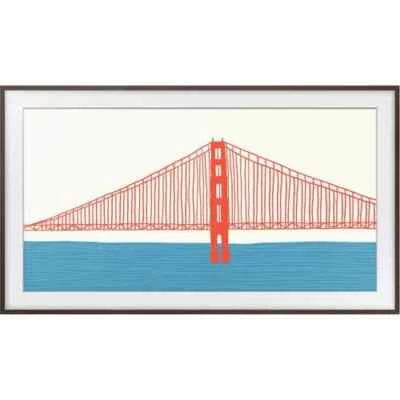 Samsung (2021) 75" The Frame Customizable Bezel In Modern Brown - VG-SCFA75BWBZ - Image 1 of 4