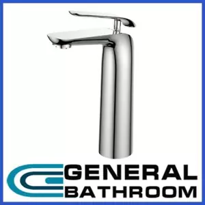 High Rise Brass Chrome Finish Basin Mixer With Brass Pop Up - Picture 1 of 2