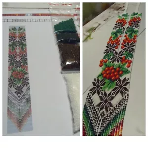 Kit for making a necklace gerdan. Beading Loom Pattern. #C23 - Picture 1 of 5