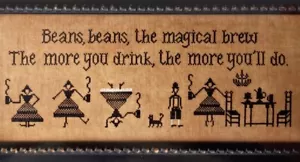 Plum Street Samplers Beans, Beans Paulette Stewart NEW! Coffee Espresso Latte - Picture 1 of 5