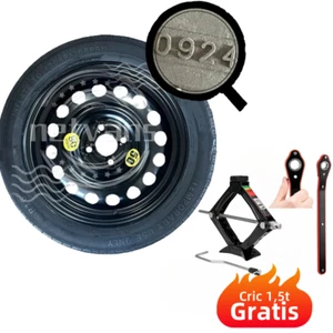 Ruorino Di Scorta Per Kia Stonic 125/80R15 Con Cric 1.5T a cricchetto Omaggio! - Imagen 1 de 3