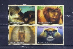 UNITED NATIONS UN Vienna Endangered Species Block Scott 391a MH - Picture 1 of 1