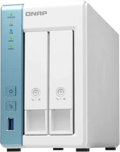 Sauvegarde de stockage système serveur NAS QNAP TS-231P3 avec 2 disques durs Western Digital 4 To - Photo 1/5