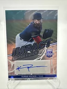 Panini Elite Extra Edition Kumar Rocker Impact Impressions 2023 automático #II-KMR - Imagen 1 de 1