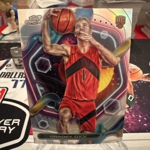 2023-24 Topps Chrome Cosmic Gradey Dick RC Refractor #162 Toronto Raptors - Picture 1 of 2