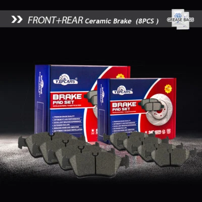 Pastillas de freno delanteras traseras cerámicas para BMW 325i 325ci 2001 2002 2003 2004 2005 Foto 1 de 4