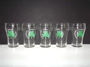 5er Set Smithwick's Harp Guinness Tasting Mini Pint Glas Kleeblatt 6 Oz gebraucht (o - Bild 1 von 4
