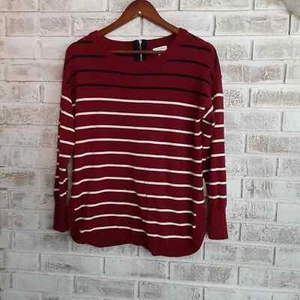 Crown&Ivy Striped Sweater sz S Timeless Southern Charm - Picture 1 of 6