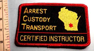 ACT, Wisconsin, Defensive Tactics Instructor Stickaufnäher Bewährung/Bewährung ++ - Bild 1 von 2