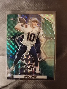 Mac Jones 2022 Panini Mosaic #133 Mosaic Green New England Patriots - Bild 1 von 2