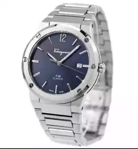 Ferragamo SFDT00229 F-80 Slim Classic Herren Quarzuhr Edelstahl 42mm - Bild 1 von 5