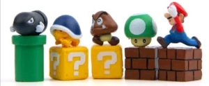 Super Mario Bros 10 Estatuillas Cumpleaños Pastel Personajes Figura Fiesta - Imagen 1 de 3
