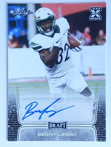 2020 Leaf Football Benny Lemay Auto #BA-BL2 Colts Rookie - Picture 1 of 2