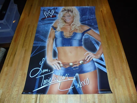 Torrie Wilson WWE Diva Poster 23 X 35 Out of Print WWF Cover