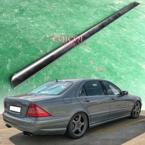 Matte Black Trunk Lip Spoiler For 99~05 MERCEDES BENZ W220 S class s430 s500 ◎ - Picture 1 of 4