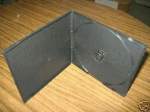 200 NEW HIGH QUALITY 5MM SLIM POLY CD/DVD CASE W/SLEEVE, BLACK KC01PK - Picture 1 of 1