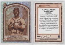 2020 Bowman Chrome Farm to Fame Mojo Refractor Hank Aaron #FTF-HA HOF
