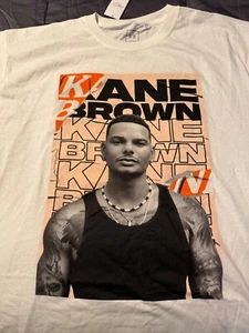 Kane Brown Mens LARGE T-Shirt Graphic Tee Summer Concert Music Casu - Picture 1 of 2