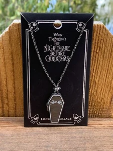Collana medaglione bara Jack Nightmare Before Christmas Disney NOC - Foto 1 di 8