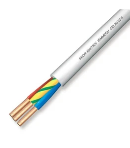 Elektrische kabel multipolar Fror 2x0,35 mmq graue außenhülle - Bild 1 von 1