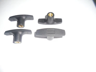 7x Sterngriffschraube T-Griff Flügelgriff Flügelmutter Klemmgriff M6 Kunststoff - Bild 1 von 4