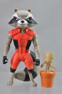 Marvel GUARDIANS OF THE GALAXY ROCKET RACCON Complet Groot 2015 CARTOON Animated - Picture 1 of 2