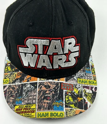 Gorra de béisbol juvenil de Star Wars Chewbacca Han Solo Boba Fett ala cómica se ajusta Foto 1 de 4