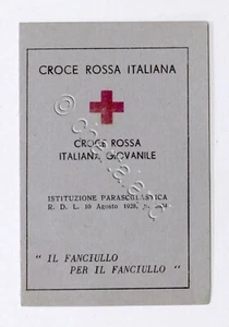 Croce Rossa Italiana Giovanile - Crescenzago Tessera Anno Scolastico 1952 - 1953 - Picture 1 of 2