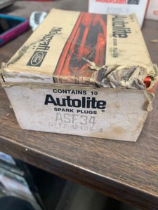 NOS VINTAGE MOTORCRAFT, AUTOLITE #: ASF34 SPARK PLUGS - Picture 1 of 1