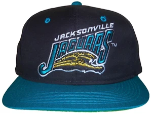 NUEVO SOMBRERO DE COLECCIÓN JACKSONVILLE JAGUARS NFL ESPECIALIDADES DEPORTIVAS GUIÓN SNAPBACK DE COLECCIÓN AÑOS 90 - Imagen 1 de 3