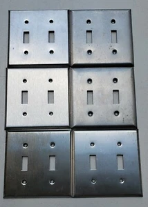 COPRIPARETE DOPPIO LEVETTA IN ACCIAIO INOX (6) - Foto 1 di 3