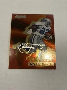 1996 Score Board Pro Line Producers Card #4 Emmitt Smith Dallas Cowboys - Bild 1 von 1