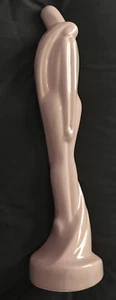 Haeger Lovers Embrace Pink/mauve Couple Hugging Statue Art Pottery VINTAGE 1990 - Picture 1 of 7
