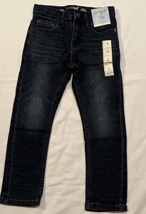 Cat & Jack Girls Tapered Adjustable Waist Jeans NWT size 5 - Picture 1 of 3